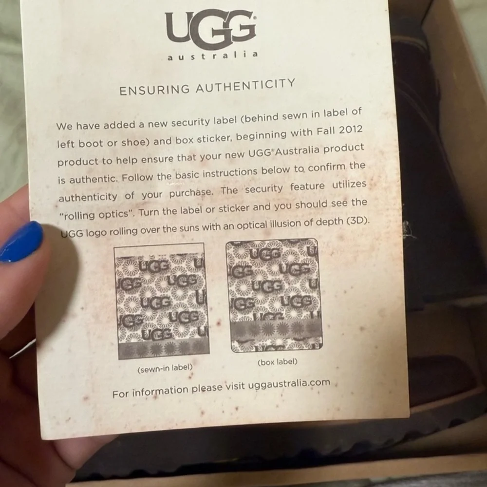 UGG Australia Stoneman Brown Boots - Picture 6 of 7